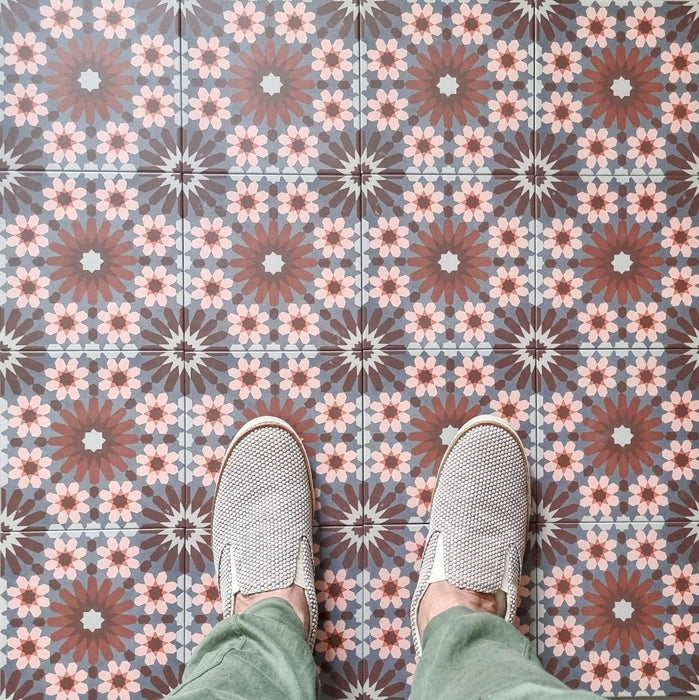 Fez Rosso | Marokkanischer Stil | 20cm x 20cm