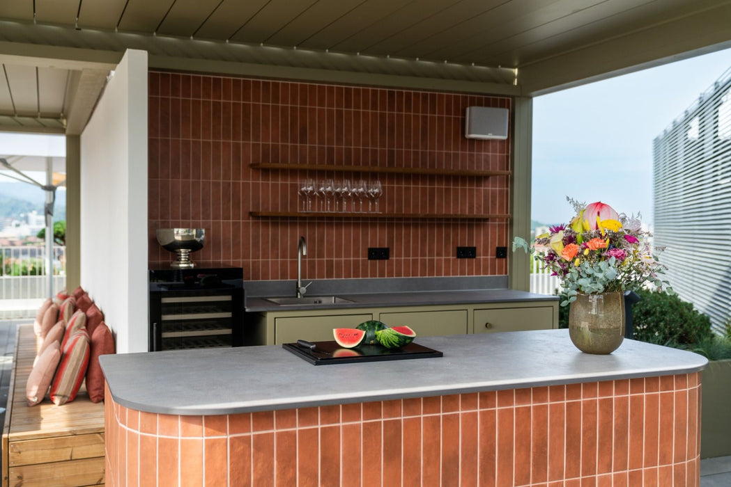 München baksteen terracotta | 6cm x 24,6cm | Matte wand- en vloertegel