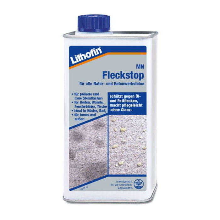 Lithofin MN Fleckstop – Imprägnierung für Naturstein, Marmor & Betonstein 1 Liter