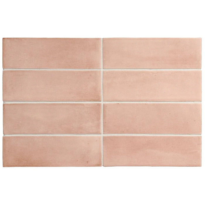 Atlas Pink Mini Brick | Piastrella MATT | 5cm x 15cm