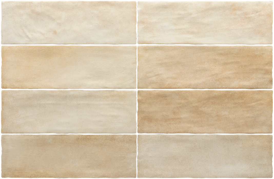 GANZE FLIESENPROBE Zellige Sandbeige MATT | Marokkanisch | 6.5cm x 20cm