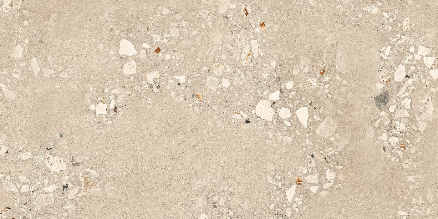 Riminy Sand 20 mm dicke | Cosmo-Steinfliesenplatten für den Außenbereich | 60 cm x 120 cm